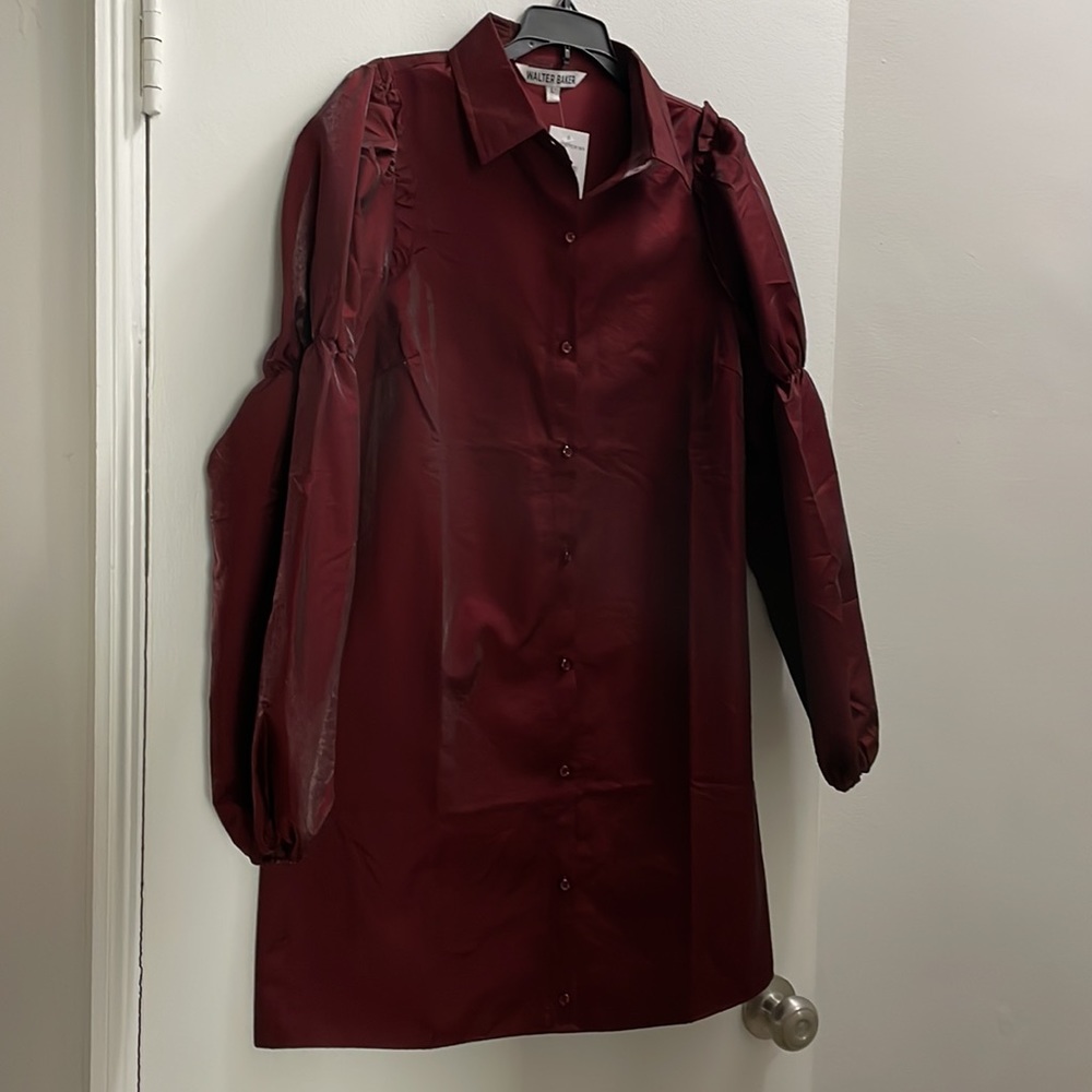 Walter Baker Orlana Dress in wine